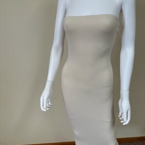 Windsor Strapless Cream Dress